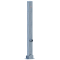 Barrier posts | Steel tube 70 x 70 mm | foldable, with triangular locking mechanism | to be fixed by plugswith base plate 100 x 150 mm | hot-dip galvanized | without eyelet